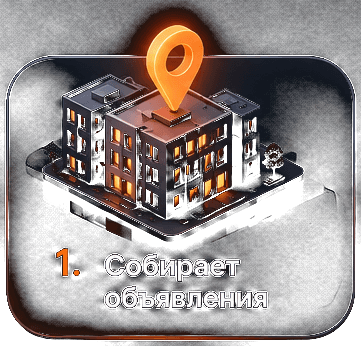 Шаг 1. Собирает объявления