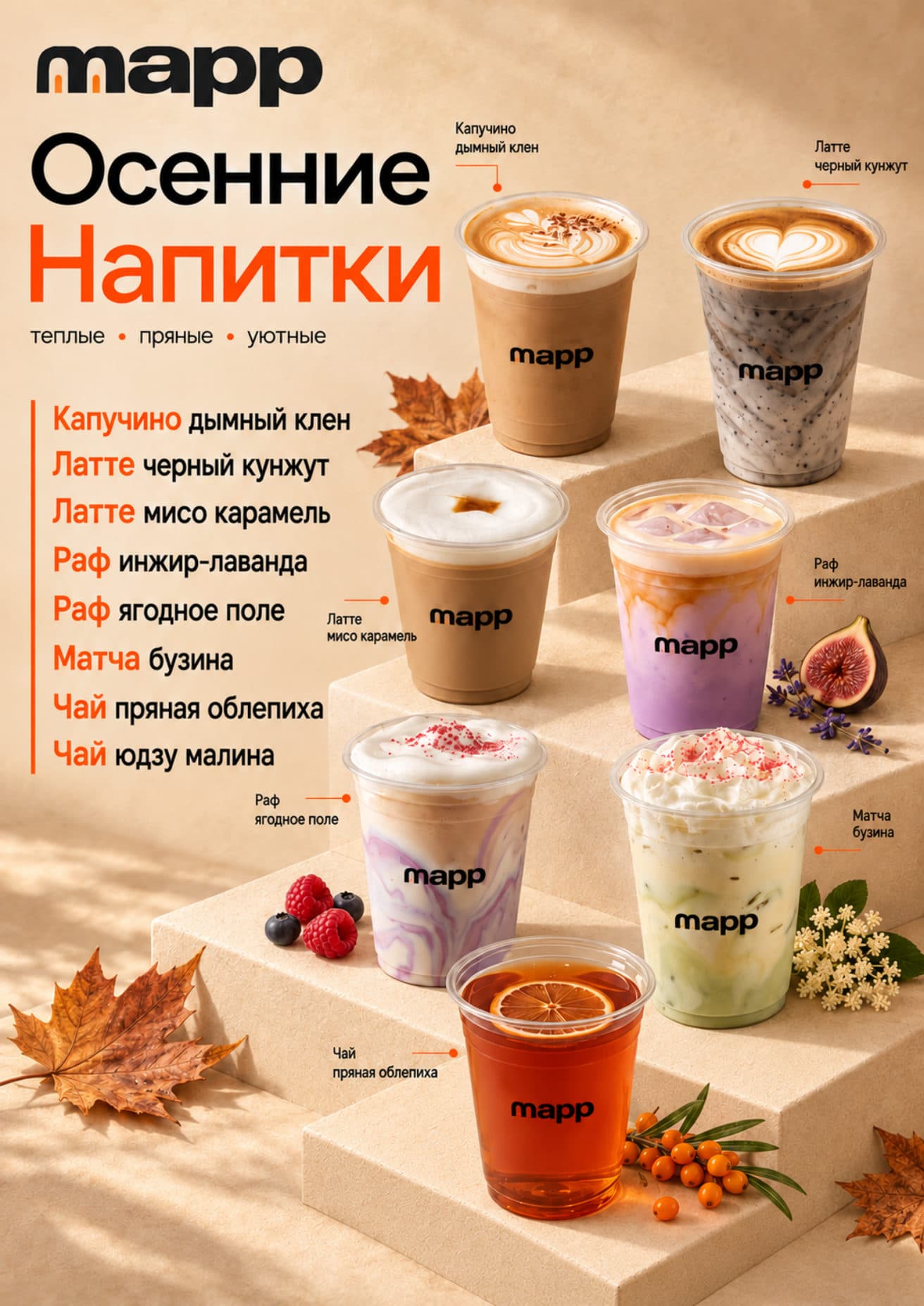 Осенние напитки MAPP